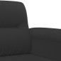 vidaXL 2-tlg. Sofagarnitur mit Kissen Schwarz Mikrofasergewebe vidaXL 2-tlg. Sofagarnitur mit Kissen Schwarz Mikrofasergewebe