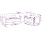 vidaXL 2-tlg. Sofagarnitur mit Kissen Schwarz Mikrofasergewebe vidaXL 2-tlg. Sofagarnitur mit Kissen Schwarz Mikrofasergewebe