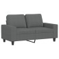 vidaXL 3-tlg. Sofagarnitur Dunkelgrau Stoff vidaXL 3-tlg. Sofagarnitur Dunkelgrau Stoff