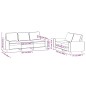 vidaXL 2-tlg. Sofagarnitur Braun Stoff vidaXL 2-tlg. Sofagarnitur Braun Stoff