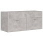 vidaXL Badmöbel-Set Betongrau Holzwerkstoff vidaXL Badmöbel-Set Betongrau Holzwerkstoff