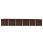 vidaXL Garten-Hochbeet Verzinkter Stahl 480x80x77 cm Braun vidaXL Garten-Hochbeet Verzinkter Stahl 480x80x77 cm Braun
