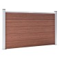 vidaXL Gartenzaun WPC 699x106 cm Braun vidaXL Gartenzaun WPC 699x106 cm Braun