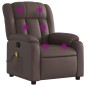 vidaXL Massagesessel Braun Kunstleder vidaXL Massagesessel Braun Kunstleder