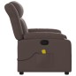 vidaXL Massagesessel Braun Kunstleder vidaXL Massagesessel Braun Kunstleder