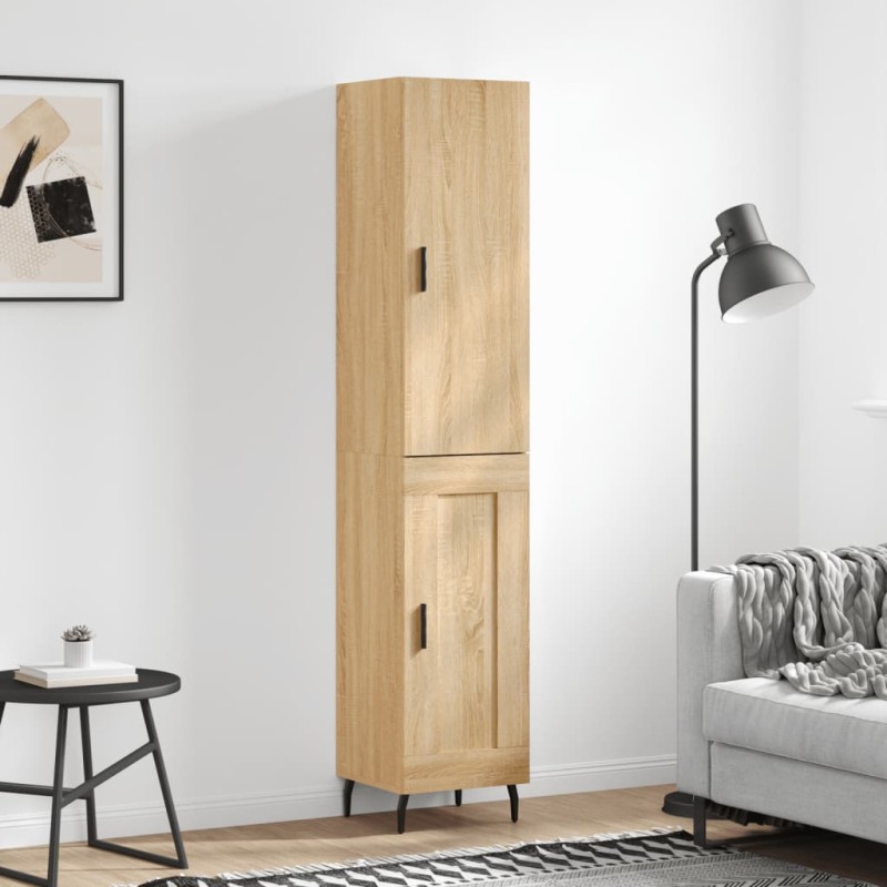 Highboard Sonoma-Eiche 34,5x34x180 cm Holzwerkstoff Highboard Sonoma-Eiche 34,5x34x180 cm Holzwerkstoff