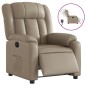 vidaXL Relaxsessel Elektrisch Cappuccino-Braun Kunstleder vidaXL Relaxsessel Elektrisch Cappuccino-Braun Kunstleder