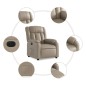 vidaXL Relaxsessel Elektrisch Cappuccino-Braun Kunstleder vidaXL Relaxsessel Elektrisch Cappuccino-Braun Kunstleder