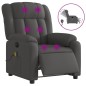 vidaXL Massagesessel Elektrisch Dunkelgrau Stoff vidaXL Massagesessel Elektrisch Dunkelgrau Stoff