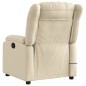 vidaXL Massagesessel Elektrisch Creme Stoff vidaXL Massagesessel Elektrisch Creme Stoff