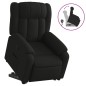 vidaXL Relaxsessel mit Aufstehhilfe Schwarz Stoff vidaXL Relaxsessel mit Aufstehhilfe Schwarz Stoff