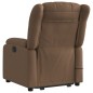 vidaXL Massagesessel mit Aufstehhilfe Braun Stoff vidaXL Massagesessel mit Aufstehhilfe Braun Stoff
