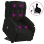 vidaXL Massagesessel mit Aufstehhilfe Schwarz Stoff vidaXL Massagesessel mit Aufstehhilfe Schwarz Stoff