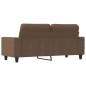 vidaXL 2-Sitzer-Sofa Braun 140 cm Stoff vidaXL 2-Sitzer-Sofa Braun 140 cm Stoff