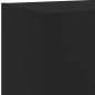 vidaXL 4-tlg. Wohnwand mit LED-Beleuchtung Schwarz Holzwerkstoff vidaXL 4-tlg. Wohnwand mit LED-Beleuchtung Schwarz Holzwerkstoff