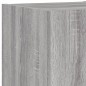 vidaXL 4-tlg. Wohnwand mit LED-Beleuchtung Grau Sonoma Holzwerkstoff vidaXL 4-tlg. Wohnwand mit LED-Beleuchtung Grau Sonoma Holzwerkstoff