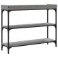 vidaXL Konsolentisch mit Ablagen Grau Sonoma 100x30x80 cm vidaXL Konsolentisch mit Ablagen Grau Sonoma 100x30x80 cm