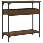 vidaXL Konsolentisch mit Ablage Braun Eichen-Optik 75x29x75cm vidaXL Konsolentisch mit Ablage Braun Eichen-Optik 75x29x75cm