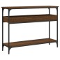 vidaXL Konsolentisch mit Ablage Braun Eichen-Optik 100x29x75cm vidaXL Konsolentisch mit Ablage Braun Eichen-Optik 100x29x75cm