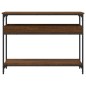 vidaXL Konsolentisch mit Ablage Braun Eichen-Optik 100x29x75cm vidaXL Konsolentisch mit Ablage Braun Eichen-Optik 100x29x75cm