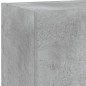 vidaXL 4-tlg. Wohnwand mit LED-Beleuchtung Betongrau Holzwerkstoff vidaXL 4-tlg. Wohnwand mit LED-Beleuchtung Betongrau Holzwerkstoff