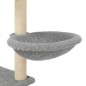 vidaXL Kratzbaum mit Sisal-Kratzsäulen Hellgrau 153 cm vidaXL Kratzbaum mit Sisal-Kratzsäulen Hellgrau 153 cm