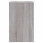 vidaXL Satztische 3 Stk. Grau Sonoma Holzwerkstoff vidaXL Satztische 3 Stk. Grau Sonoma Holzwerkstoff