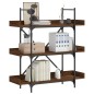 vidaXL Bücherregal 3 Böden Braun Eichen-Optik 100x33x108,5 cm vidaXL Bücherregal 3 Böden Braun Eichen-Optik 100x33x108,5 cm