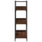 vidaXL Bücherregal 3 Böden Braun Eichen-Optik 100x33x108,5 cm vidaXL Bücherregal 3 Böden Braun Eichen-Optik 100x33x108,5 cm
