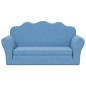 vidaXL Kinder-Schlafsofa 2-Sitzer Blau Weicher Plüsch vidaXL Kinder-Schlafsofa 2-Sitzer Blau Weicher Plüsch