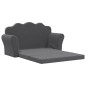vidaXL Kinder-Schlafsofa 2-Sitzer Anthrazit Weicher Plüsch vidaXL Kinder-Schlafsofa 2-Sitzer Anthrazit Weicher Plüsch