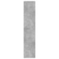 vidaXL Schuhschrank mit 4 Klappen Betongrau 60x42x204 cm vidaXL Schuhschrank mit 4 Klappen Betongrau 60x42x204 cm