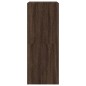 vidaXL Schuhschrank mit 2 Klappen Braun Eiche-Optik 80x42x108 cm vidaXL Schuhschrank mit 2 Klappen Braun Eiche-Optik 80x42x108 cm