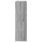 vidaXL Schuhschrank mit 2 Klappen Grau Sonoma 80x34x116 cm vidaXL Schuhschrank mit 2 Klappen Grau Sonoma 80x34x116 cm