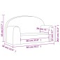 vidaXL Kindersofa 2-Sitzer Rosa Weich Plüsch vidaXL Kindersofa 2-Sitzer Rosa Weich Plüsch