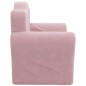 vidaXL Schlafsofa für Kinder Rosa Weich Plüsch vidaXL Schlafsofa für Kinder Rosa Weich Plüsch