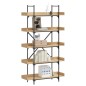 vidaXL Bücherregal 5 Böden Sonoma-Eiche 100x33x180,5 cm Holzwerkstoff vidaXL Bücherregal 5 Böden Sonoma-Eiche 100x33x180,5 cm Holzwerkstoff