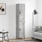 Highboard Betongrau 34,5x34x180 cm Holzwerkstoff Highboard Betongrau 34,5x34x180 cm Holzwerkstoff