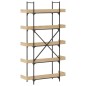 vidaXL Bücherregal 5 Böden Sonoma-Eiche 100x33x180,5 cm Holzwerkstoff vidaXL Bücherregal 5 Böden Sonoma-Eiche 100x33x180,5 cm Holzwerkstoff