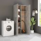 vidaXL Lagerschrank Betongrau 80x35,5x180 cm Holzwerkstoff vidaXL Lagerschrank Betongrau 80x35,5x180 cm Holzwerkstoff