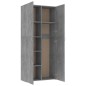 vidaXL Lagerschrank Betongrau 80x35,5x180 cm Holzwerkstoff vidaXL Lagerschrank Betongrau 80x35,5x180 cm Holzwerkstoff