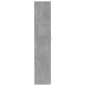 vidaXL Lagerschrank Betongrau 80x35,5x180 cm Holzwerkstoff vidaXL Lagerschrank Betongrau 80x35,5x180 cm Holzwerkstoff