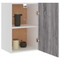 vidaXL Hängeschrank Grau Sonoma 39,5x31x60 cm Holzwerkstoff vidaXL Hängeschrank Grau Sonoma 39,5x31x60 cm Holzwerkstoff