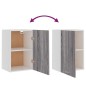 vidaXL Hängeschrank Grau Sonoma 39,5x31x60 cm Holzwerkstoff vidaXL Hängeschrank Grau Sonoma 39,5x31x60 cm Holzwerkstoff