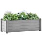 vidaXL Garten-Hochbeet PP Steingrau 100x43x35 cm vidaXL Garten-Hochbeet PP Steingrau 100x43x35 cm