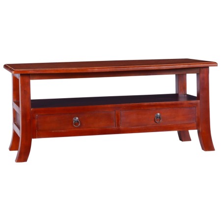 vidaXL Couchtisch Klassisch Braun 90x50x40 cm Massivholz Mahagoni 