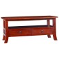 vidaXL Couchtisch Klassisch Braun 90x50x40 cm Massivholz Mahagoni vidaXL Couchtisch Klassisch Braun 90x50x40 cm Massivholz Mahagoni