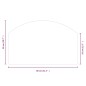 vidaXL Kaminofen Glasplatte 80x50 cm vidaXL Kaminofen Glasplatte 80x50 cm