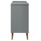 vidaXL Schubladenschrank MOLDE Grau 113x40x80 cm Massivholz Kiefer vidaXL Schubladenschrank MOLDE Grau 113x40x80 cm Massivholz Kiefer