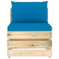 vidaXL 10-tlg. Garten-Lounge-Set mit Kissen Grün Imprägniertes Holz vidaXL 10-tlg. Garten-Lounge-Set mit Kissen Grün Imprägniertes Holz